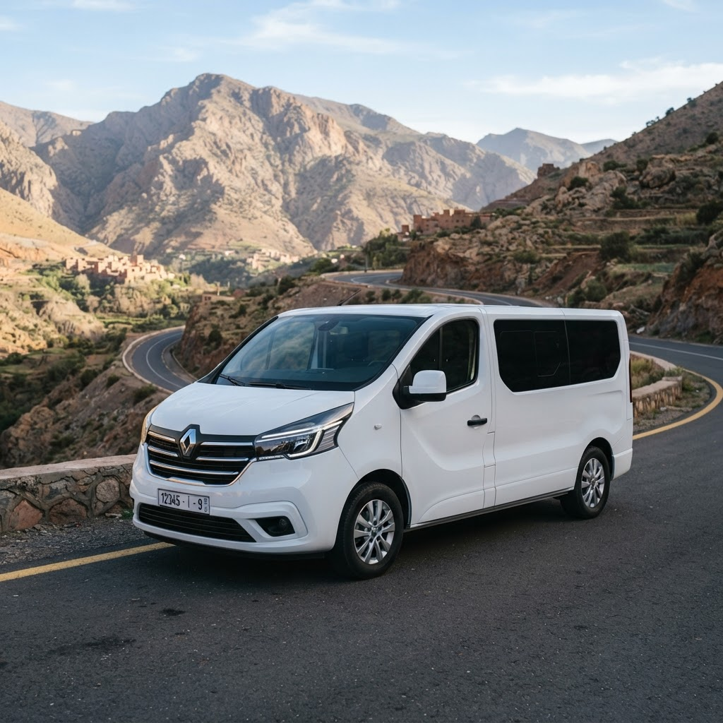 Renault Trafic passenger van used for tourist transportation